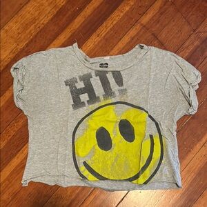 “Hi and Bye” Crop T-Shirt